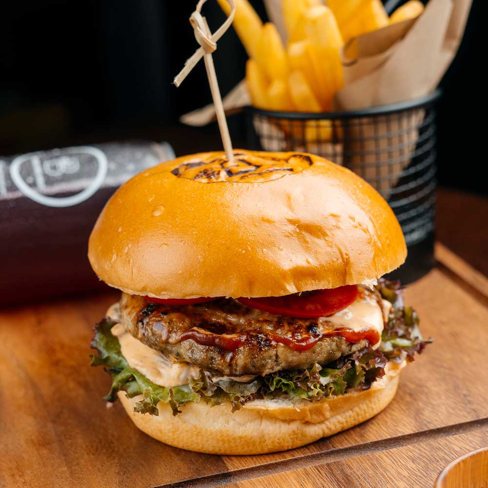 Mangal Burger Chicken Meal